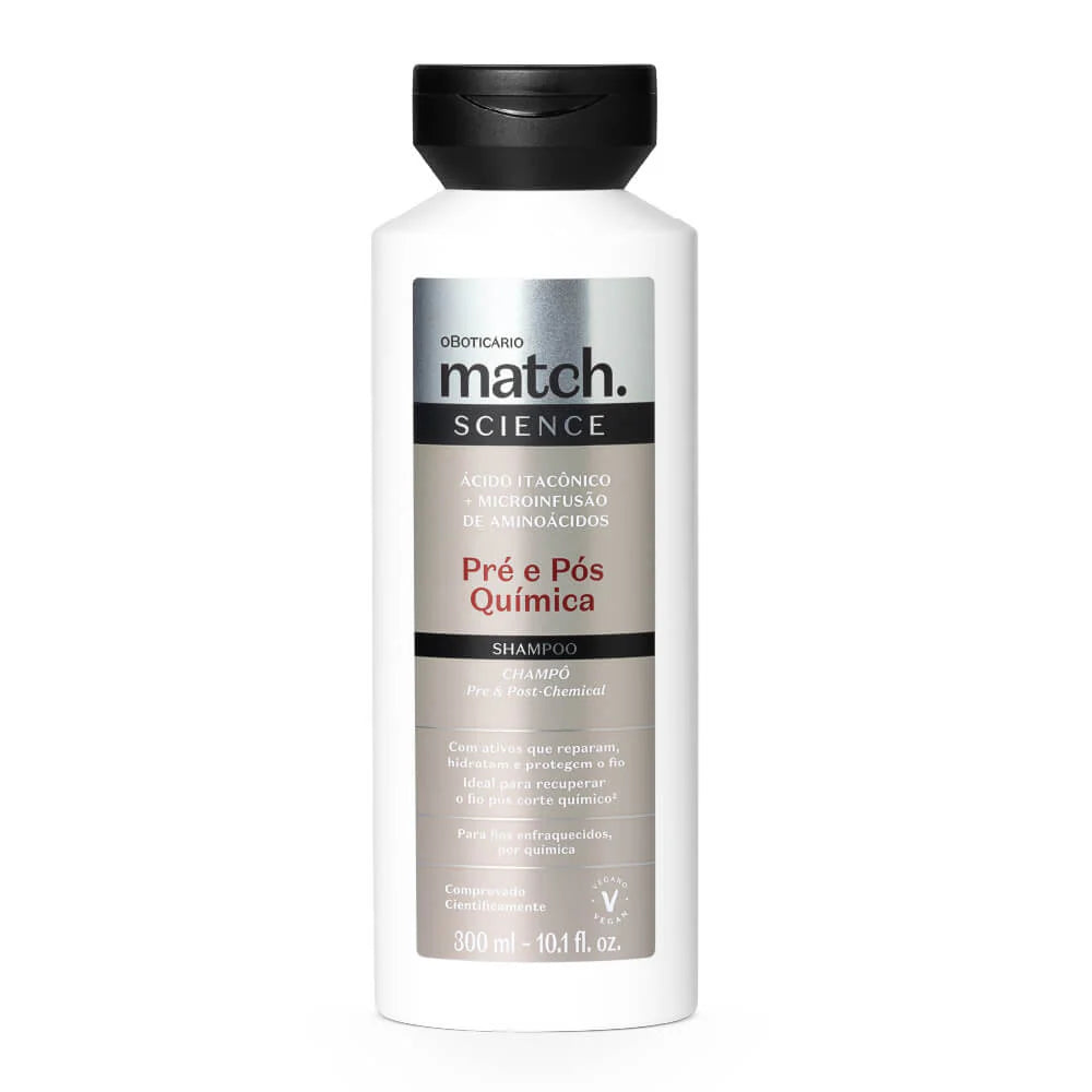 MATCH | Pré y Pós-Química Champú Match Science, 300ml