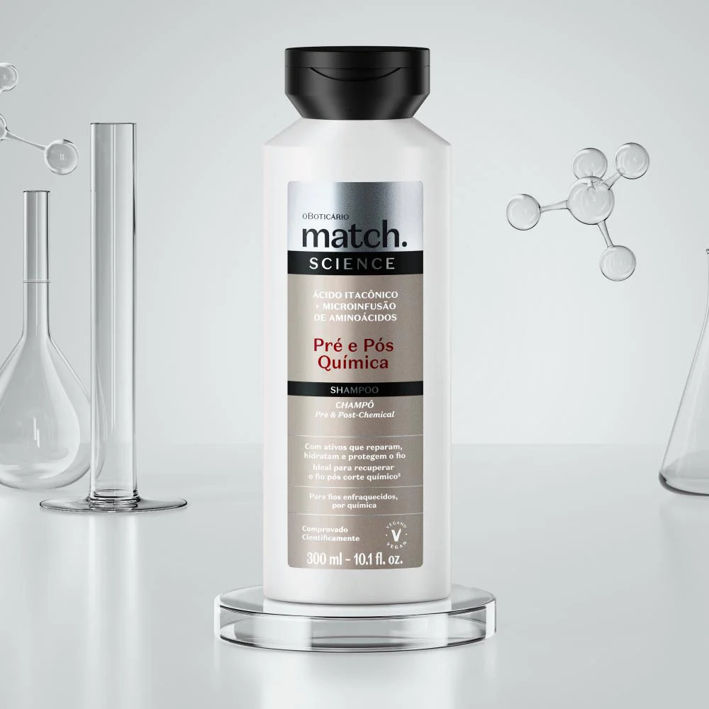 MATCH | Pré y Pós-Química Champú Match Science, 300ml