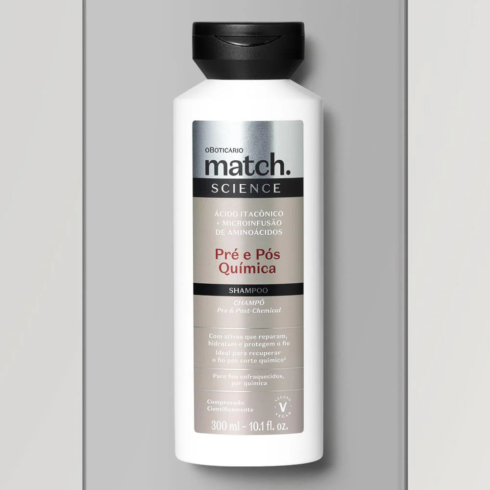 MATCH | Pré y Pós-Química Champú Match Science, 300ml