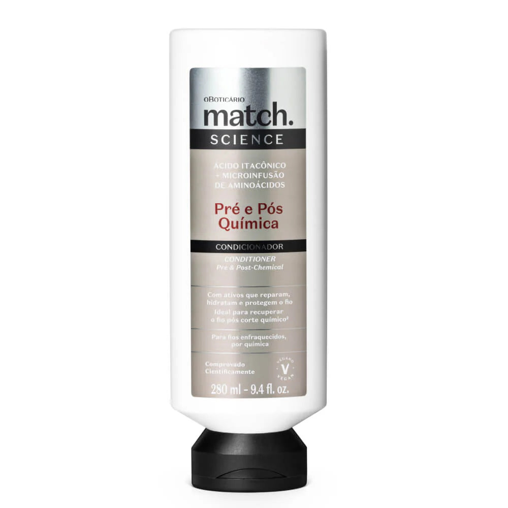 MATCH | Pré y Pós-Química Acondicionador Match Science, 280ml