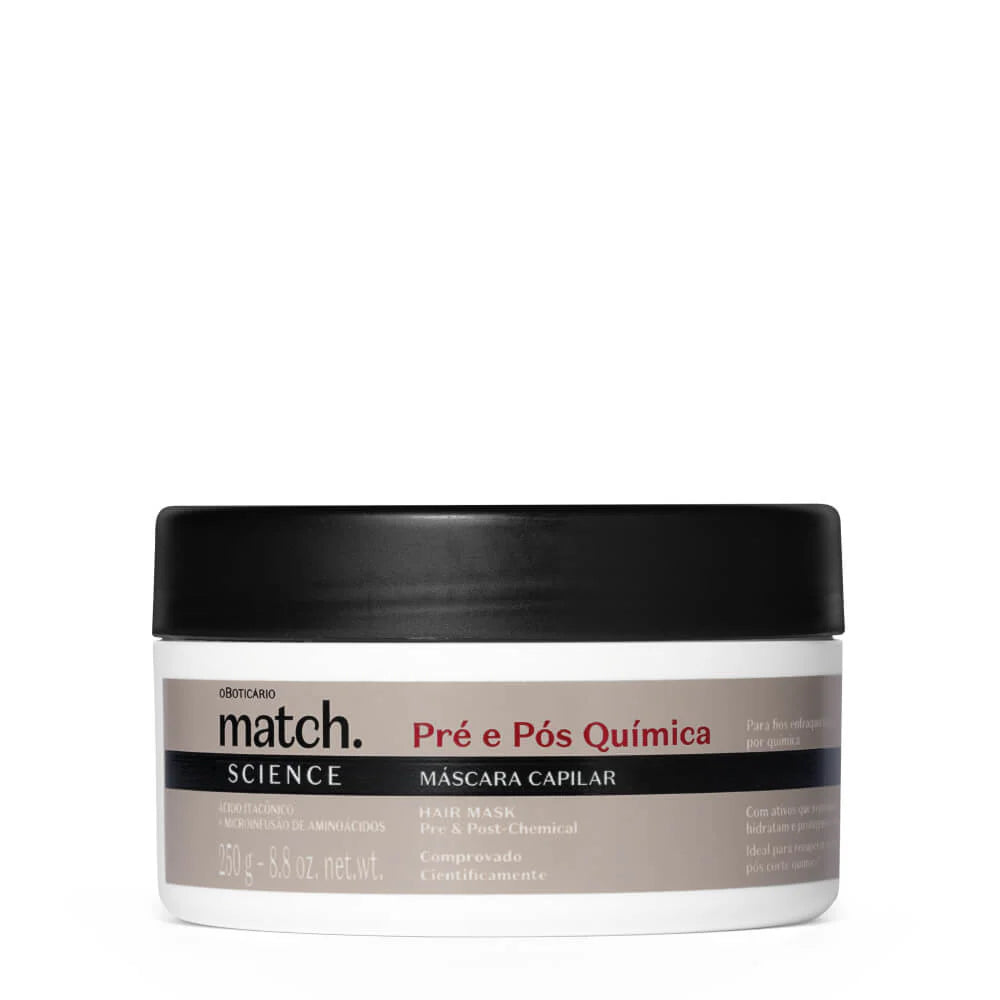 MATCH | Pré y Pós-Química Mascarilla Capilar Match Science, 250g