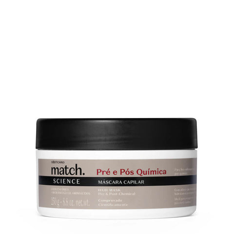 MATCH | Pré y Pós-Química Mascarilla Capilar Match Science, 250g