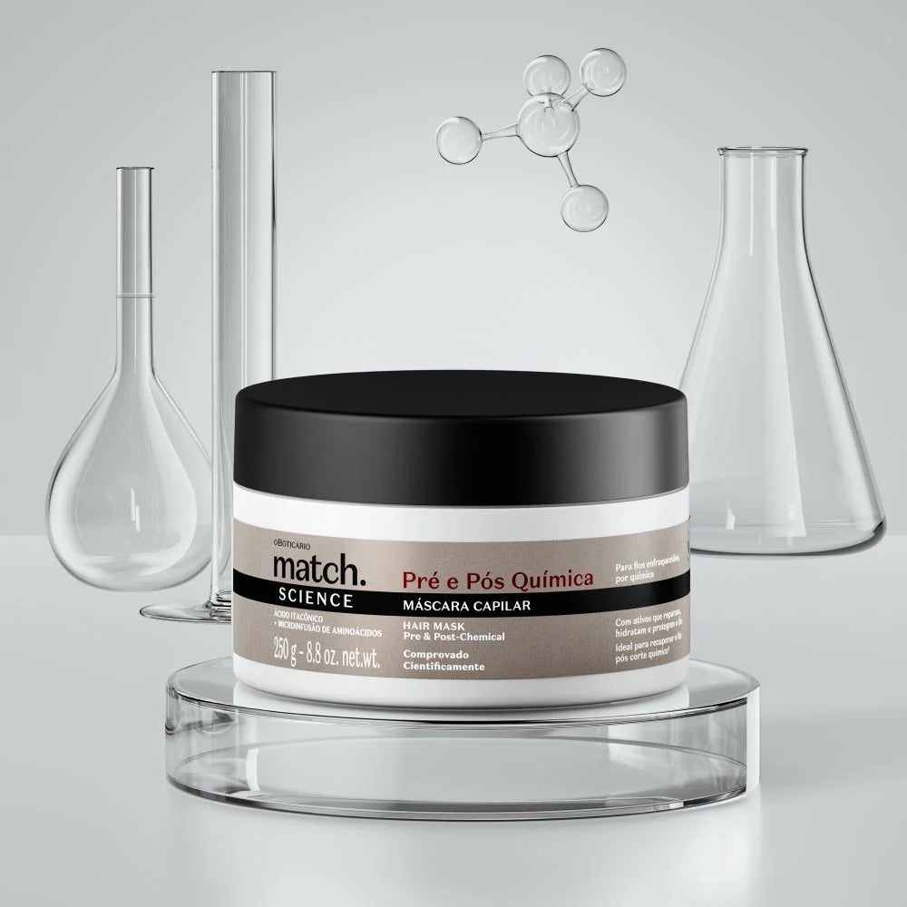 MATCH | Pré y Pós-Química Mascarilla Capilar Match Science, 250g