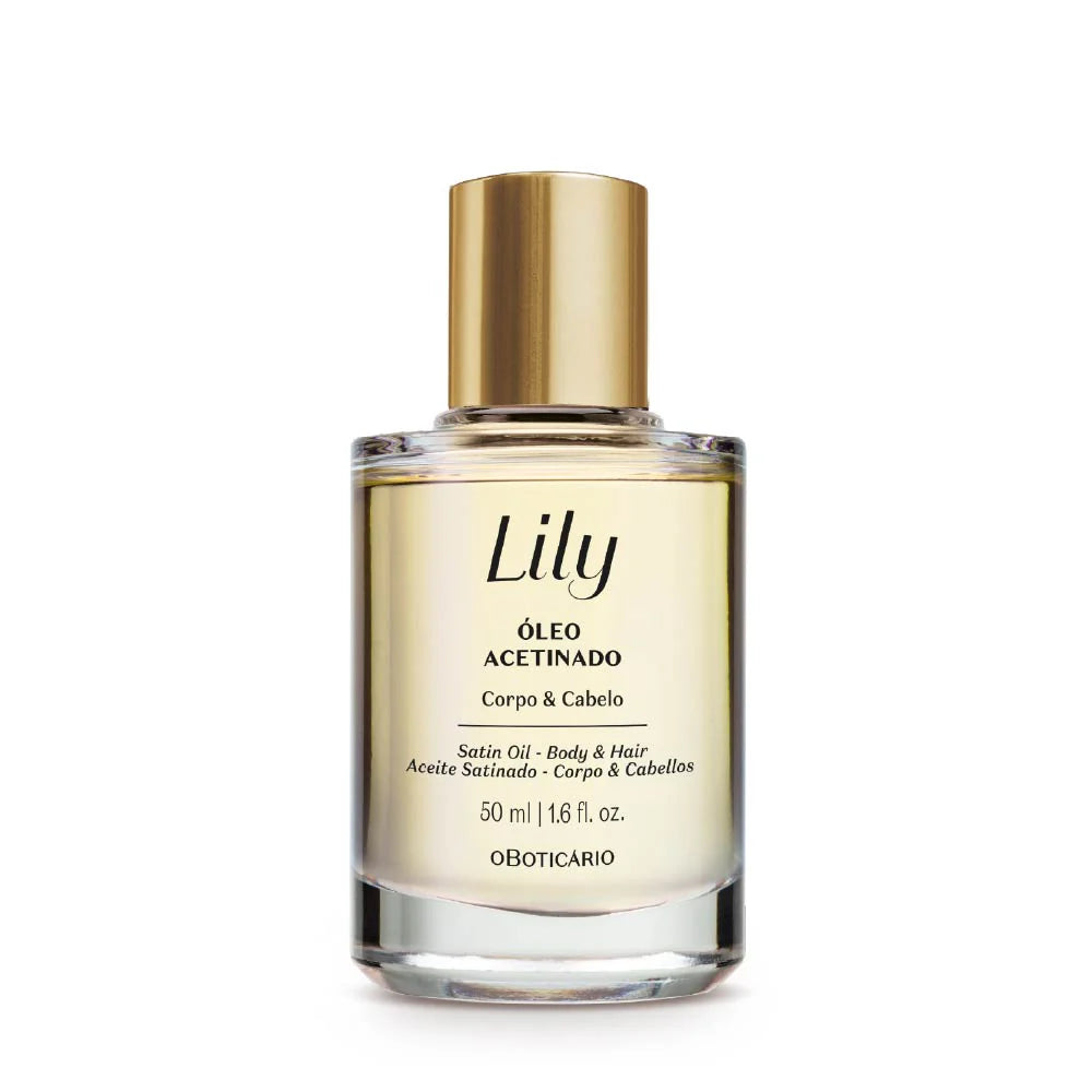 LILY | Aceite Multifuncional Satinado para Cuerpo y Cabello Lily, 50ml