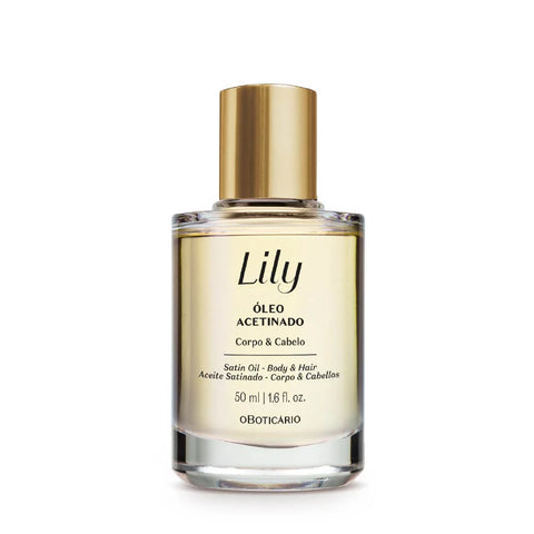 LILY | Aceite Multifuncional Satinado para Cuerpo y Cabello Lily, 50ml