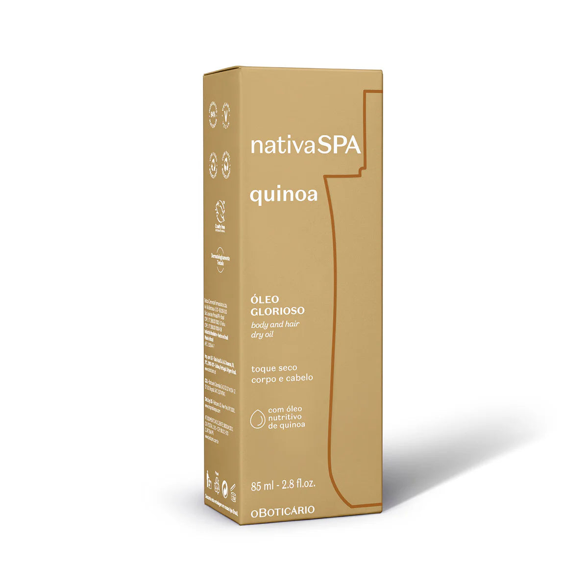NATIVA SPA | Aceite Glorioso para Cuerpo y Cabello Nativa SPA Quinoa, 85ml