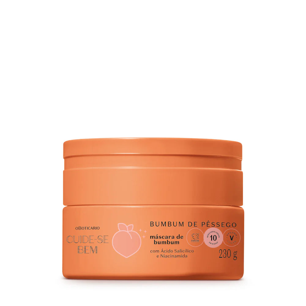 CUIDE-SE BEM | Mascarilla Hidratante Cuide-se Bem Bumbum de Melocotón, 230g