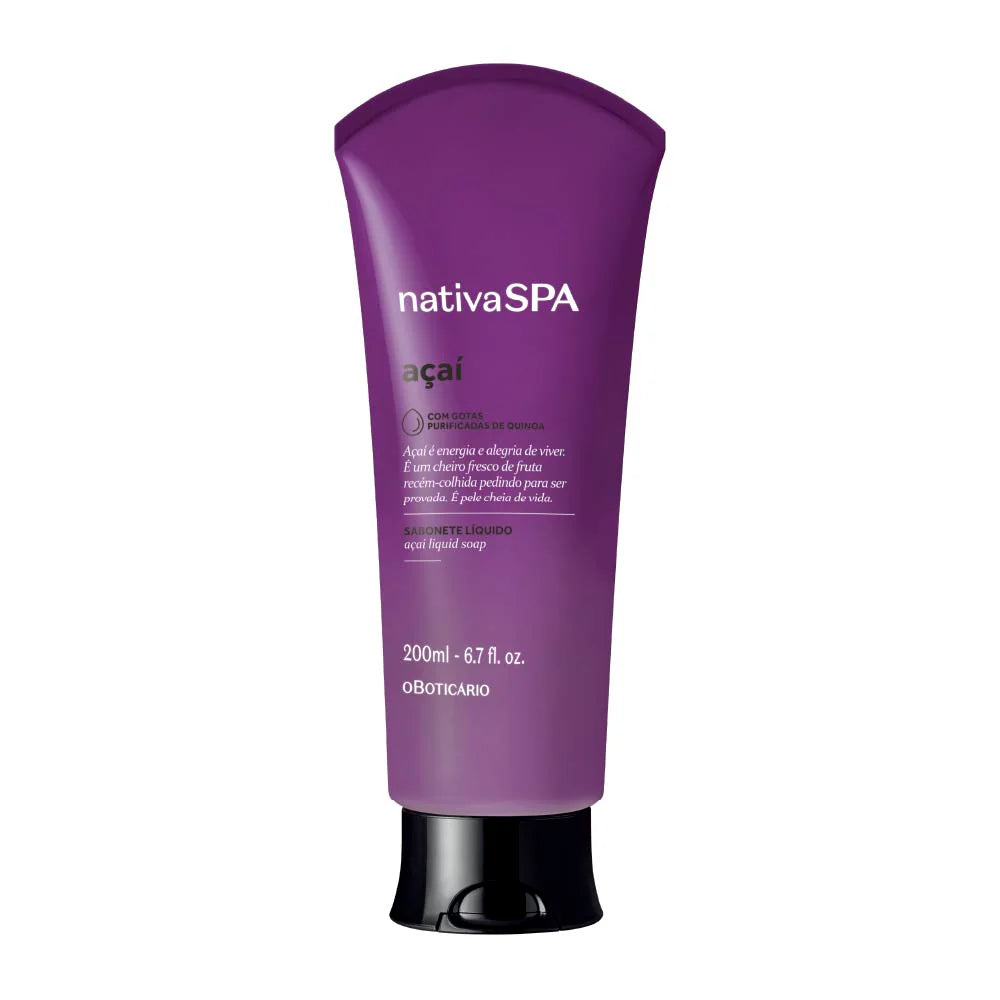 NATIVA SPA | Gel de Ducha Líquido Nativa SPA Açaí, 200ml