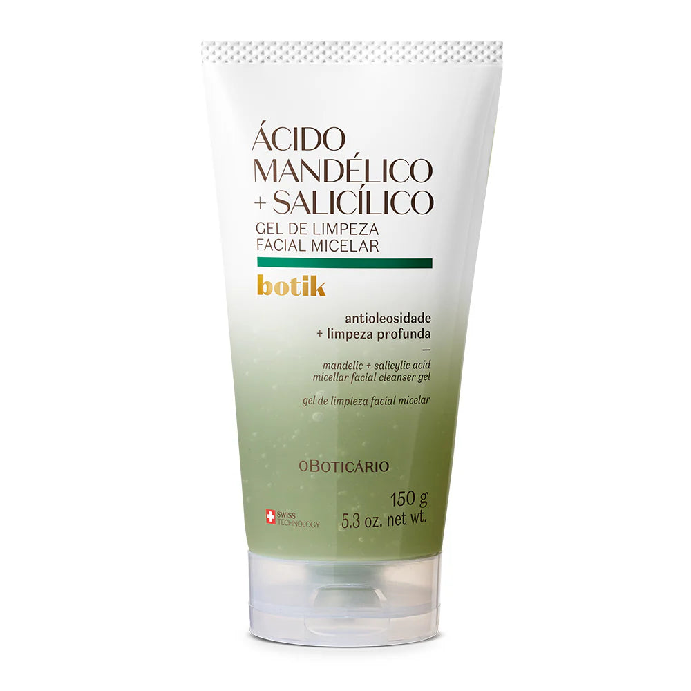 BOTIK | Gel Limpiador Facial Micelar Ácido Mandélico + Salicílico Botik, 150g