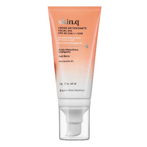 QDB | Crema Antioxidante Facial Día FPS 50 Skin.q, 50g
