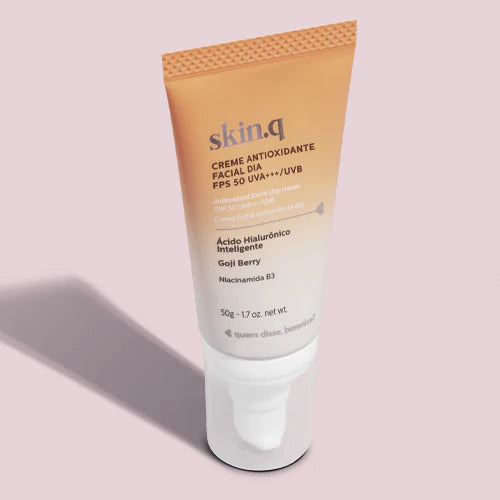 QDB | Crema Antioxidante Facial Día FPS 50 Skin.q, 50g