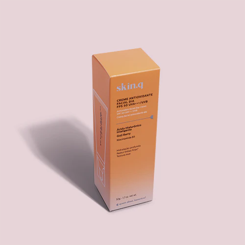 QDB | Crema Antioxidante Facial Día FPS 50 Skin.q, 50g