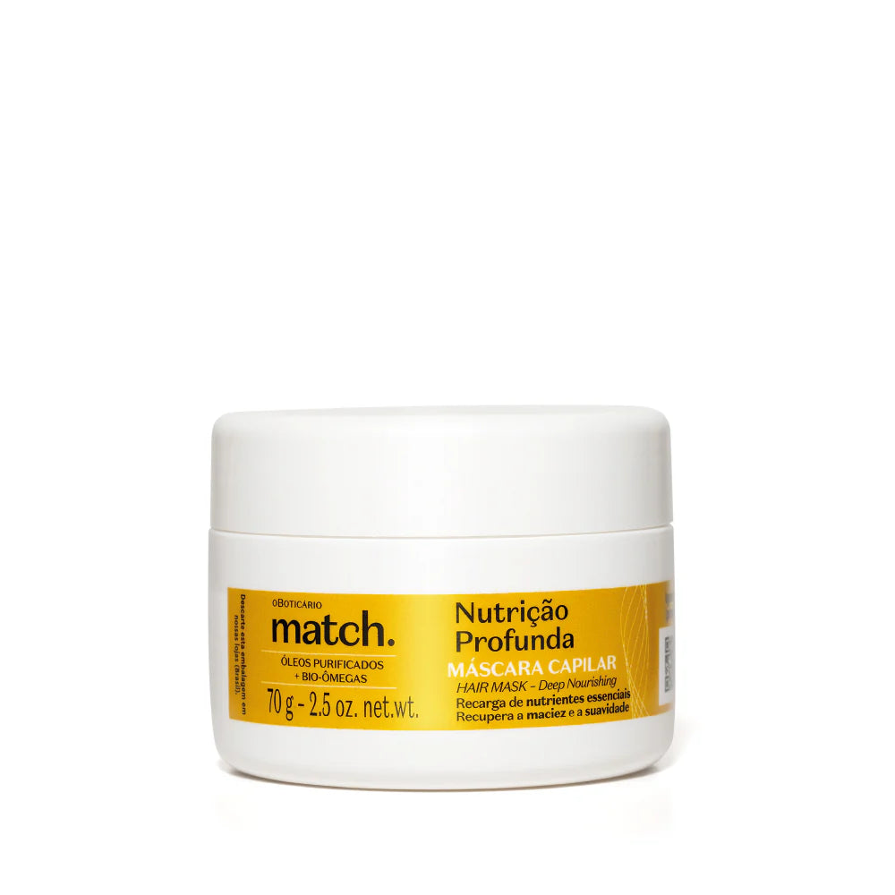 MATCH | Nutrición Profunda Mascarilla Capilar Match, 70g