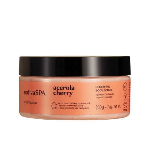 NATIVA SPA | Acerola Cherry Exfoliante Corporal, 200g