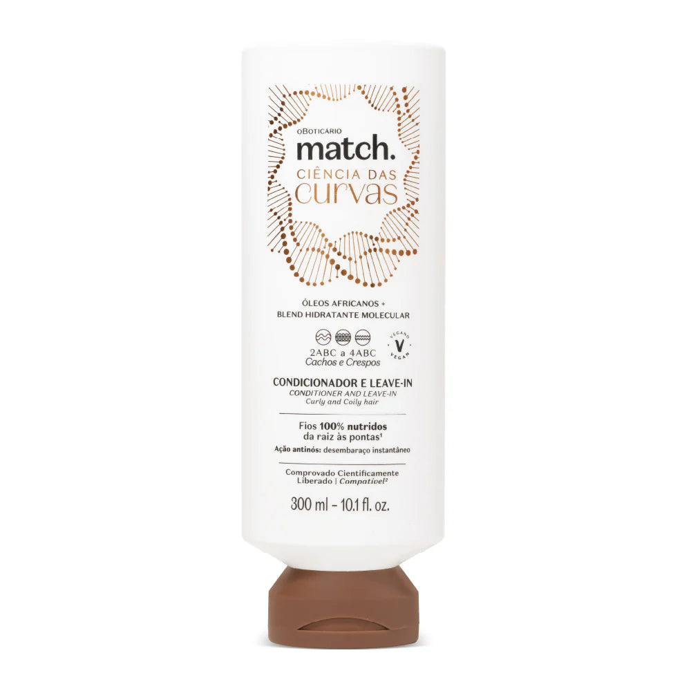 MATCH | Match Ciencia de las Curvas Acondicionador y Leave-In, 300ml
