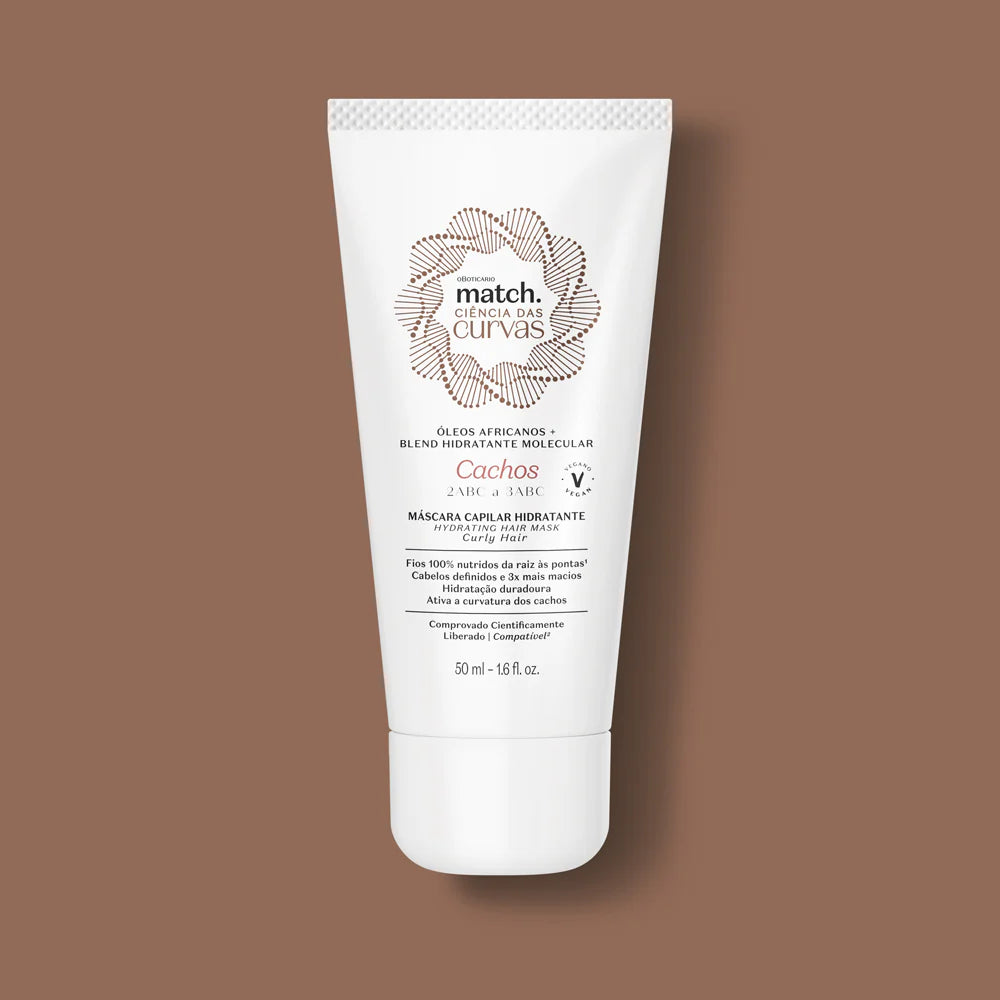 MATCH | Match Ciencia de las Curvas Mascarilla Capilar Hidratante Rizos, 50ml